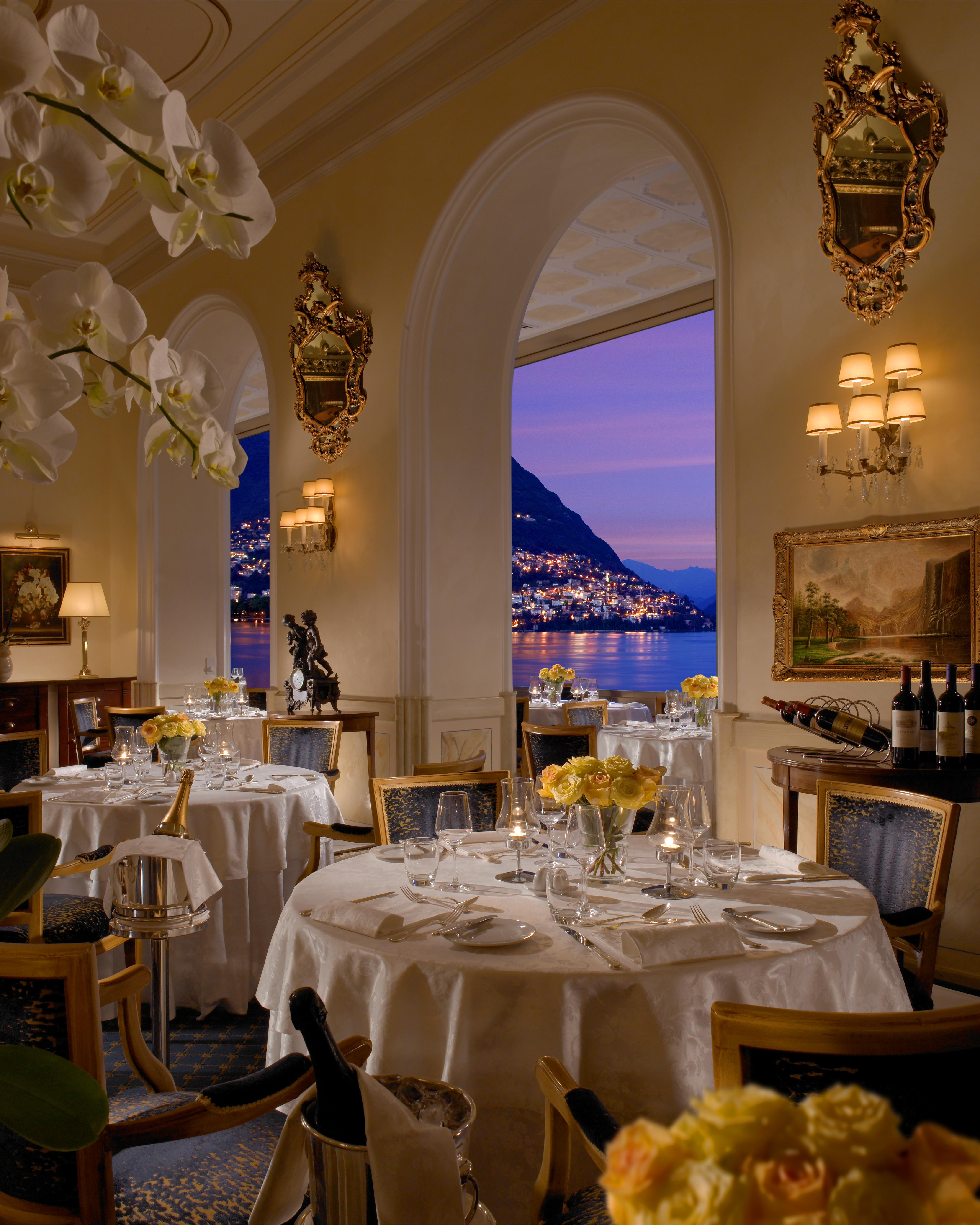 Hotel Splendide Royal Λουγκάνο Εστιατόριο φωτογραφία